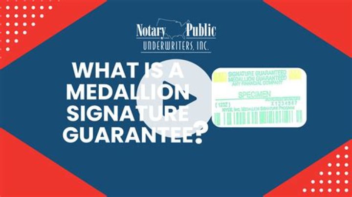 Where can I get a medallion signature guarantee?