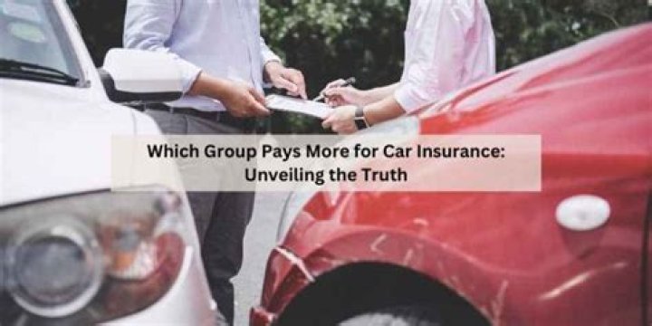 Which group pays more for car insurance?
