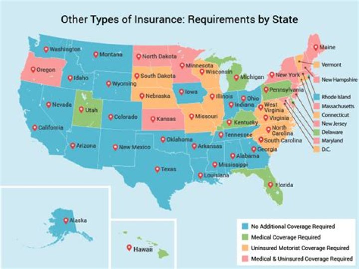 Which states have mandatory car insurance?