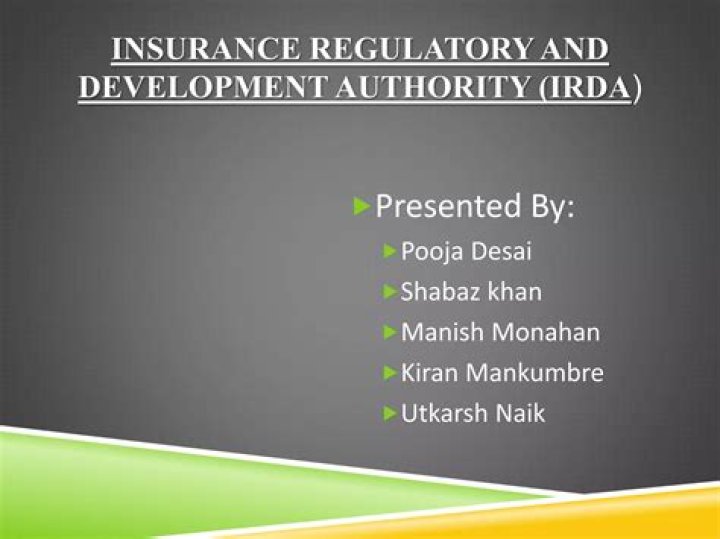 Who is the current chairman of insurance Regulatory Development Authority?