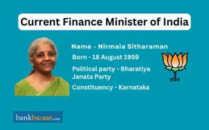 Who is the current finance minister of finance?