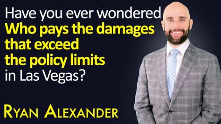Who pays the damages that exceed the policy limits?