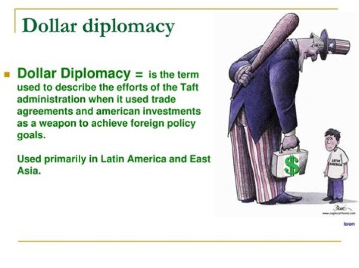 Who supported dollar diplomacy in Latin American countries?